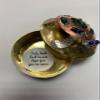 Pilgrim Imports Bronze Nickel and Copper Trinket Box Handmade Fair Trade- Gem Sea Turtle view 2