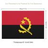 Angolan Flag Heat-Resistant Non-Slip Easy to Clean Placemats for Kitchen Table, Stain Resistant Washable Polyvinyl Chloride PVC Table Mats Woven 1 PCS view 2