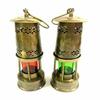 Set of 2 Brass 8" Nautical Maritime Oil Lamp Boat Light Lantern Decorative Gift Item view 3