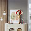 2pcs of Tabletop Gold Flower Centerpieces: 14.4in Metal Wedding Flower Gold Vases, Elegant Flower Holders for Christmas Anniversary Birthday Party Home Decoration Flower Arrangements view 3