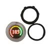 Taidacent Diameter 30mm Round Volte Meter Lithium Batteries DC Power Supply Tester Lead Acid Li Battery Waterproof Voltage Gauge (16V 4 String Li Battery Red Display) view 2