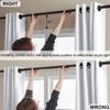 100% Blackout Curtain Panels, 84 inches 2 Panel Sets, Heat and Full Light Blocking Drapes with Grommets for Bedroom, Thermal Insulated Window Treatment Drapes for Nursery (Greyish White, 52Wx84L) view 4