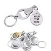 100pcs-Personalized 4 in 1 Multi Function Bottle Opener, Nail Clipper, Wedding Favors Brewery, Private Customized, Sliver, Multitool Gifts for Men view 1