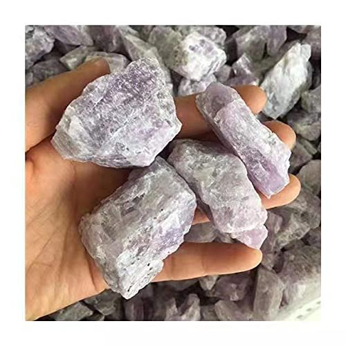 Gemstone Natural raw Mineral Stone Material Purple kunzite Quartz Rough for feng Shui 200g