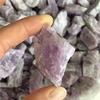 Gemstone Natural raw Mineral Stone Material Purple kunzite Quartz Rough for feng Shui 200g view 4