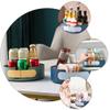 1pc Rotating Kitchen Seasoning Storage Rack Multipurpose Condiment Bottle Holder Compact Design for Countertop Organization Space-Saving for Narrow Spaces view 4