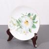 BESPORTBLE Wooden Easel Plate Stand 16 Inch Chinese Display Stand Puer Tea Shelf Bracket Natural Wood Folding Tray for Wedding Tabletop Desk Display Decor view 3