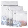 5Pcs Durable Honeycomb Mesh Laundry Bags for Delicates,Travel Organization Bag for Clothes,Jeans,Bath Towels,Bed Sheets (1X-Large 20 x 24 Inches,2 Large 16 x 20 Inches, 2 Medium 12 x 16 Inches) view 1