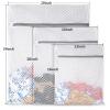 5Pcs Durable Honeycomb Mesh Laundry Bags for Delicates,Travel Organization Bag for Clothes,Jeans,Bath Towels,Bed Sheets (1X-Large 20 x 24 Inches,2 Large 16 x 20 Inches, 2 Medium 12 x 16 Inches) view 2