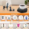 Coffee Mug Warmer: Smart Beverage Heating Plate Candle Wax Cup Warmer Electric Thermostat Coaster for Hot Coffee Milk Tea Water Cocoa Desk Home Office Use (R1 Black) view 4