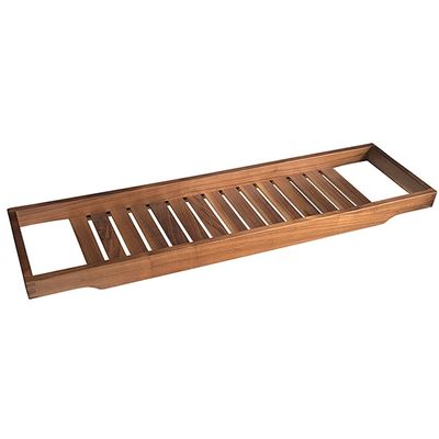 Bathtub Trays Caddy, Wooden Bath Tray, Long Slatted Bathtub Holder, Versatile Shelf, Bath Accessories, Spa Gift for Women (Color : Black Walnut, Size : 70 * 14.5cm)