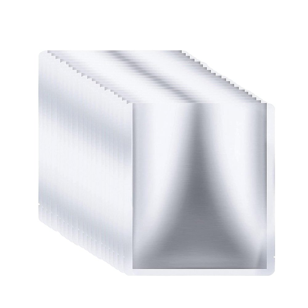 100 Pieces 5 x 7 Inch Mylar Bags Small, 5 Mil Mylar Bags for Food Storage Coffee Beans Dry Food, Thick Sealable Mylar Bag Small Size