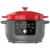 Instant Pot Electric Round Dutch Oven,6-Quart 1500W,From the Makers of Instant Pot,5-in-1: Braise,Slow Cook,Sear/Saut,Food Warmer,Cooking Pan,Enameled Cast Iron,Included Recipe Book,Red view 1