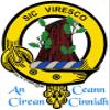 Christie 5 oz Round Clan Crest Scottish Badge Flask view 3