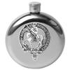 Craig 5 oz Round Clan Crest Scottish Badge Flask view 1