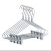 Quality Metal Pant/Skirt Blouse Hanger 10-Pack, Heavy-Duty Skirt Hangers with Clips, Adjustable Clip Pants Hanger, Chrome (Chrome, 10) view 1