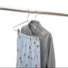 Quality Metal Pant/Skirt Blouse Hanger 10-Pack, Heavy-Duty Skirt Hangers with Clips, Adjustable Clip Pants Hanger, Chrome (Chrome, 10) view 2