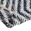 A&B Home Cotton/Denim Carpet with Shuttle Weave Durrie with Hamming - 24" x 36" - Chevron Pattern - Multi view 4