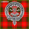 Cameron 5 oz Round Clan Crest Scottish Badge Flask view 2