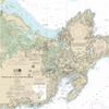 Cape Ann, Gloucester Harbor, Annisquam Nautical Chart Microfiber Duvet Cover, Queen - 88" x 88" view 2
