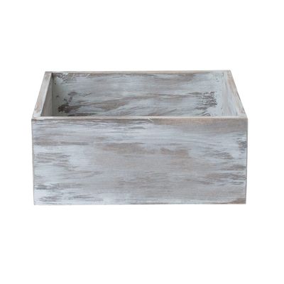 Bon Chef BB100-RUSTIC Rustic Wood 12 x 12 x 5-1/2" Buffet Box