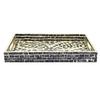 A&B Home Capiz Tray with Handles - Black or Green 15"x12" view 2
