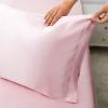 Ersmak Satin Pillowcase Standard Set of 2, Ultra Soft & Silky Satin Pillow Cases for Hair and Skin, Wrinkle Fade Resistant Pillow Covers with Envelope Closure (Blush Pink) view 4