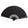 DUO ER Men Folding Bamboo Blank Hand Fan Wedding Party Gift (Black) view 1