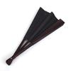 DUO ER Men Folding Bamboo Blank Hand Fan Wedding Party Gift (Black) view 4
