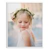 Texas Art Canvas Floater Frame for 1to 1.25Deep Gallery-Wrapped Canvas, Floating Picture Frame for Oil Paintings, Prints and Wall Art, PS Wood-Look Frames with Hanging Kit 20x36 inch White view 4