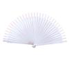DUO ER White Spanish Dance Performance Wooden Fans Old-Fashioned Wedding Clothing Accessories Folding Fan for Hand-Painted (Fan Size : 9 inches) view 1