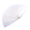 DUO ER White Spanish Dance Performance Wooden Fans Old-Fashioned Wedding Clothing Accessories Folding Fan for Hand-Painted (Fan Size : 9 inches) view 2