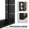 Texas Art Canvas Floater Frame for 1to 1.25Deep Gallery-Wrapped Canvas, Floating Picture Frame for Oil Paintings, Prints and Wall Art, PS Wood-Look Frames with Hanging Kit 24x28 inch Black view 4