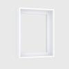 Texas Art Canvas Floater Frame for 1to 1.25Deep Gallery-Wrapped Canvas, Floating Picture Frame for Oil Paintings, Prints and Wall Art, PS Wood-Look Frames with Hanging Kit 18x30 inch White view 2