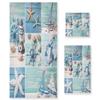 ALAZA Starfish Seashell Lighthouse Anchor Soft 3 Piece Bath Towels Set for Bathroom Spa Hotel, 1 Bath Towel+ 1 Hand Towel+ 1 Washcloth view 1