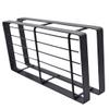 Hoshen Kitchen Hanging Buckle Spice Rack, Wrought Iron Coating Storage Rack, Wall-Mounted Spice Bottle Jam Storage Rack, Bathroom Storage Rack1 Piece Black35CM view 3