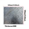 GOONSDS Aluminum Sheet Metal Plate.Good for Truck. Work Bench, Garage and Much More.,500mmx500mmx2mm1pc view 2
