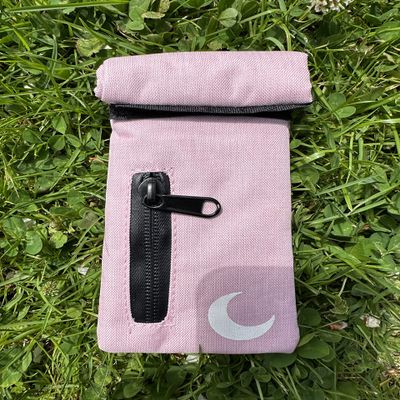Brando Moon Small Pink Pocket Pouch - Heavy Duty Multi-Purpose Tool Purse Sized Pouch Bag for Makeup Tools