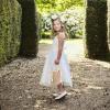 2pcs Flower Girl Basket with Flowers and Bows for Wedding view 3
