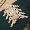 4pcs Wood Carved Corner Onlay for Cabinets Headboards Beige view 4