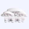 Desktop Winder Plastic Wire Management Clip 10 Cable Organizer Cable Holder Cable Winder USB Cable Cable Cover(White) view 1