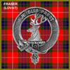 Fraser 5 oz Round Clan Crest Scottish Badge Flask view 2