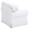 The Heavy Cotton Ektorp Sofa Cover Replacement is Made Compatible for IKEA Ektorp Armchair (White Chair) view 3
