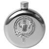 Murray (Savage) 5 oz Round Clan Crest Scottish Badge Flask view 1
