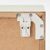 Muji 44520673 Wall Furniture Box, Oak Wood, Light Gray, Width 17.3 x Depth 6.1 x Height 7.5 inches (44 x 15.5 x 19 cm) view 4