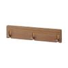 MUJI 44505199 Wall Furniture, 3 Row Hangers, Walnut Wood, Width 17.3 x Depth 1.0 x Height 3.9 inches (44 x 2.5 x 10 cm) view 1