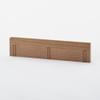 MUJI 44505199 Wall Furniture, 3 Row Hangers, Walnut Wood, Width 17.3 x Depth 1.0 x Height 3.9 inches (44 x 2.5 x 10 cm) view 2