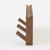MUJI 44505199 Wall Furniture, 3 Row Hangers, Walnut Wood, Width 17.3 x Depth 1.0 x Height 3.9 inches (44 x 2.5 x 10 cm) view 3