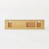 MUJI 44505199 Wall Furniture, 3 Row Hangers, Walnut Wood, Width 17.3 x Depth 1.0 x Height 3.9 inches (44 x 2.5 x 10 cm) view 4