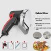 Commercial Turkish Kebab Slicer With 2 Blade 80w Electric Kebab Knife Gyro Shawarma Cutter 60kgs Per Hour (Silver(110V)) view 2